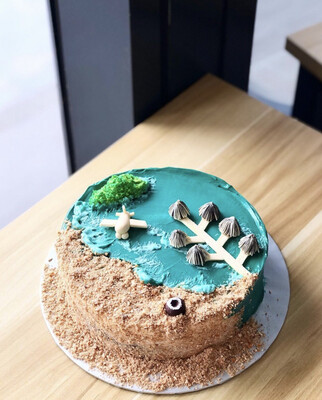 Vacation Cake 1 - Maldives Beach