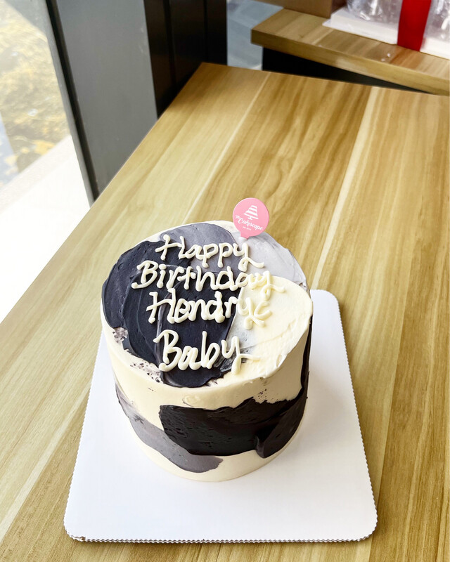 Korean Ins Minimalist Round Cake 7 (WhatsApp Order)