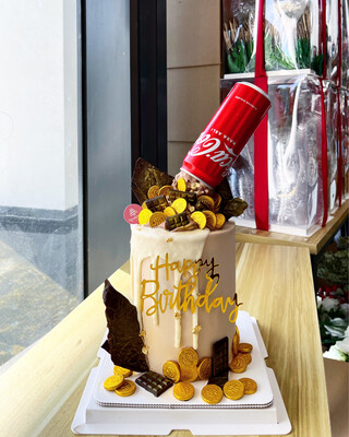 Anti-Gravity Coca-Cola Cake 2