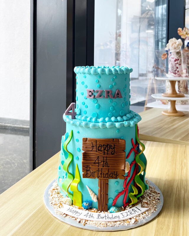 Disney - Mermaid Tail Cake 8 Under The Sea In 2