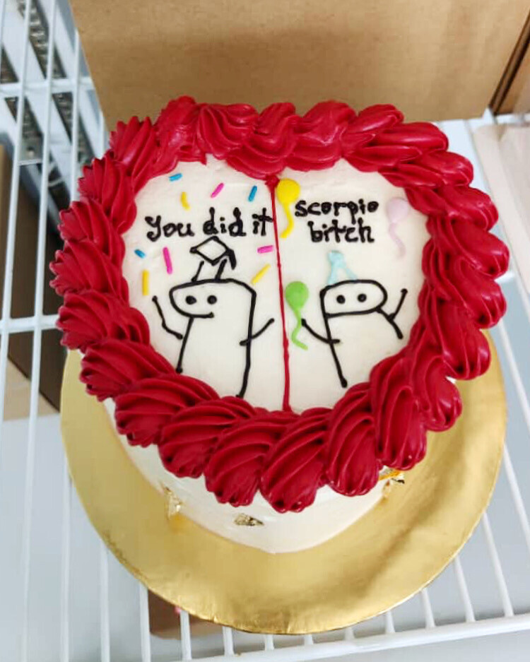 Korean Ins Minimalist Heart Cake 5