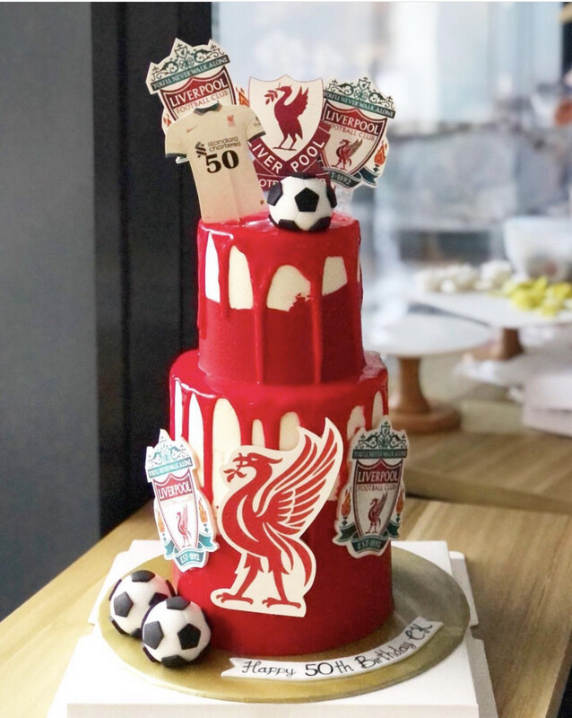 Football Cake In 2 Tiers Football Cake In 2 Tiers