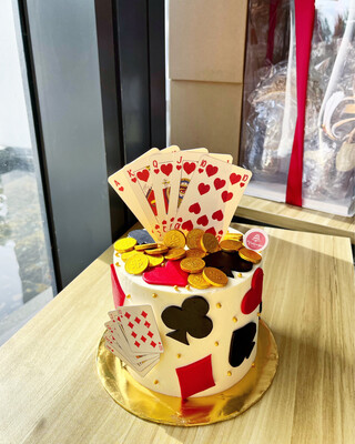 Money Poker Casino Cake 3