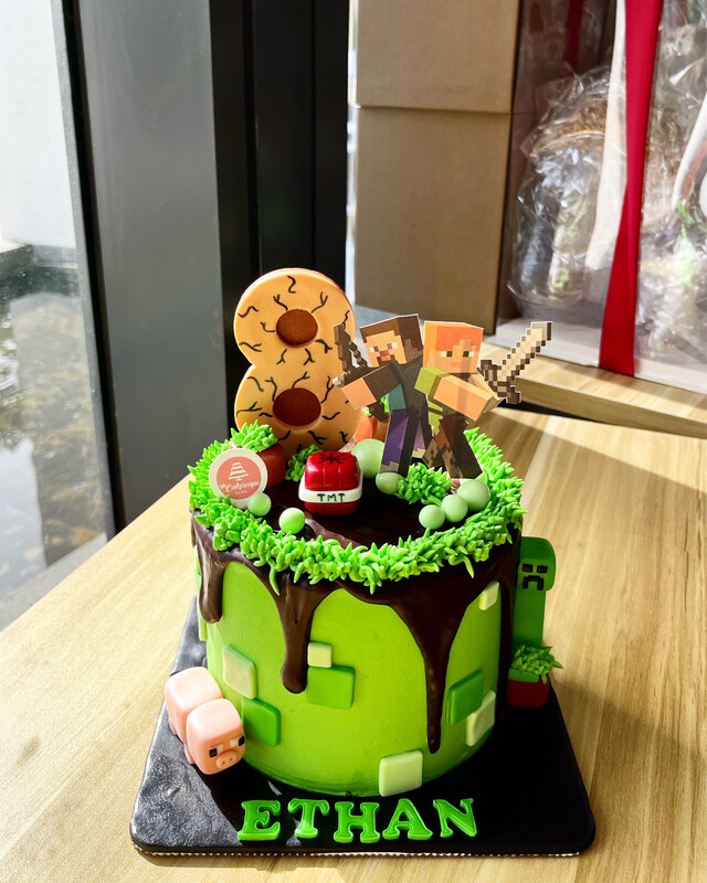 Minecraft Cake 2 Minecraft Cake 2