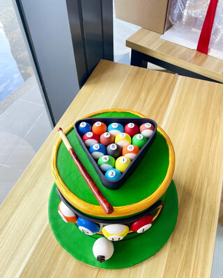 Table Pool / Snooker Cake 1