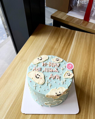 Korean Ins Minimalist Cloud Cake