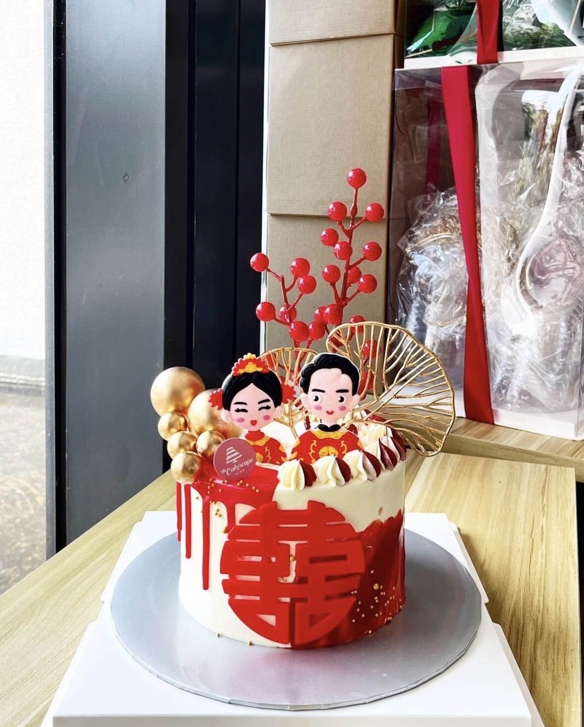 Oriental Chinese Wedding Cake 2