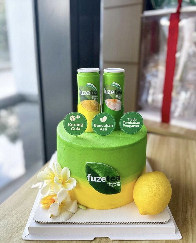 Corporate Cake - Fuze Tea Corporate Cake - Fuze Tea