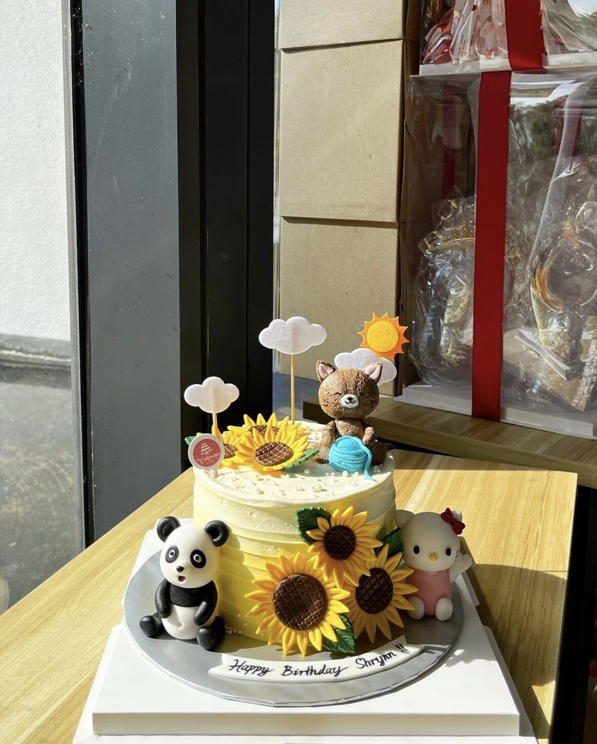 Baby Animal Panda Cake 1 Sunflower