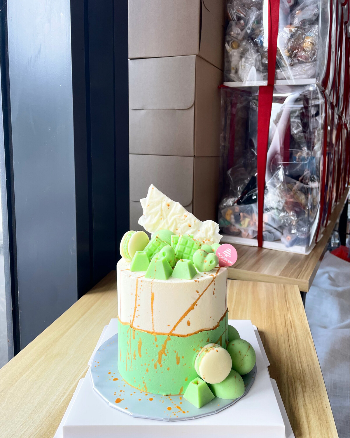 Green Coco Cake (WhatsApp Order)