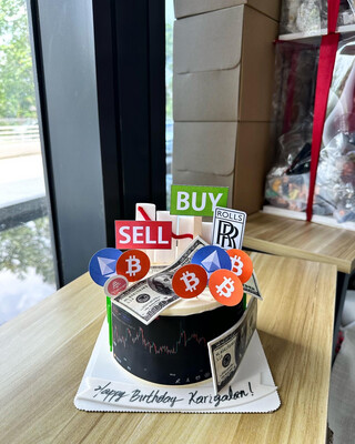 Money Trading Stock Cake 2
