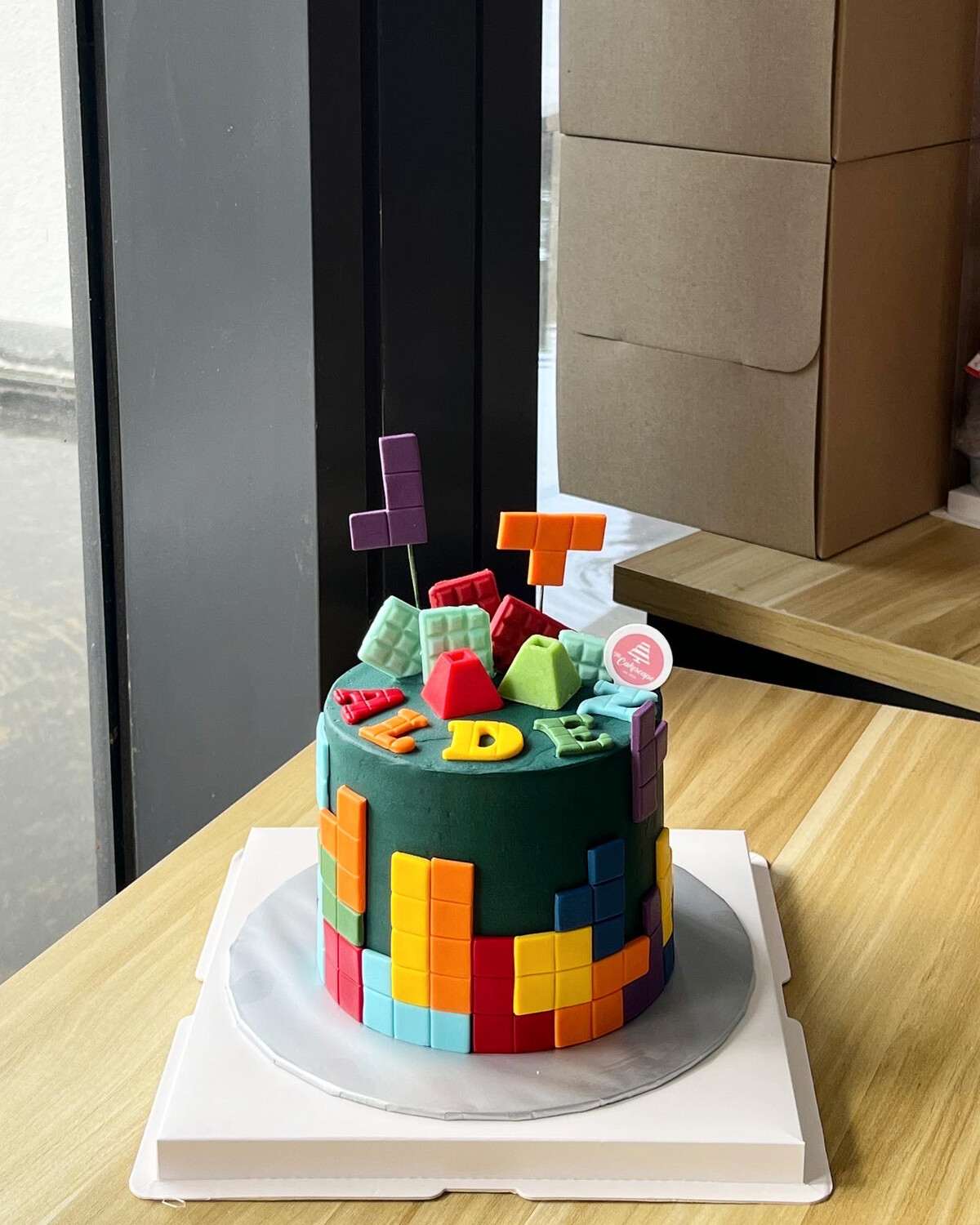 Tetris Cake 1