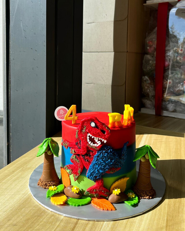 Dinosaur Cake 5 Spiderman Dinosaur Cake 5 Spiderman