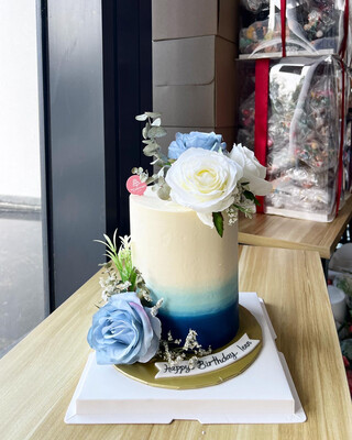 Ocean Blue Cake 1