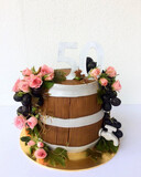 Wine Barrel Cake 1 (no Alcohol)