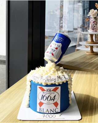 Anti-Gravity Beer Can Cake 5 (no Alcohol)