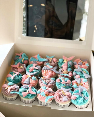 Disney - Mermaid Tail Cupcakes
