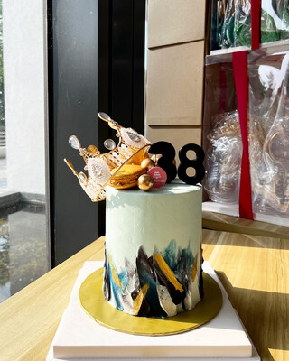 Blue Matriarch Cake