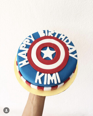Marvel Avengers Superhero Cake 15 Captain America