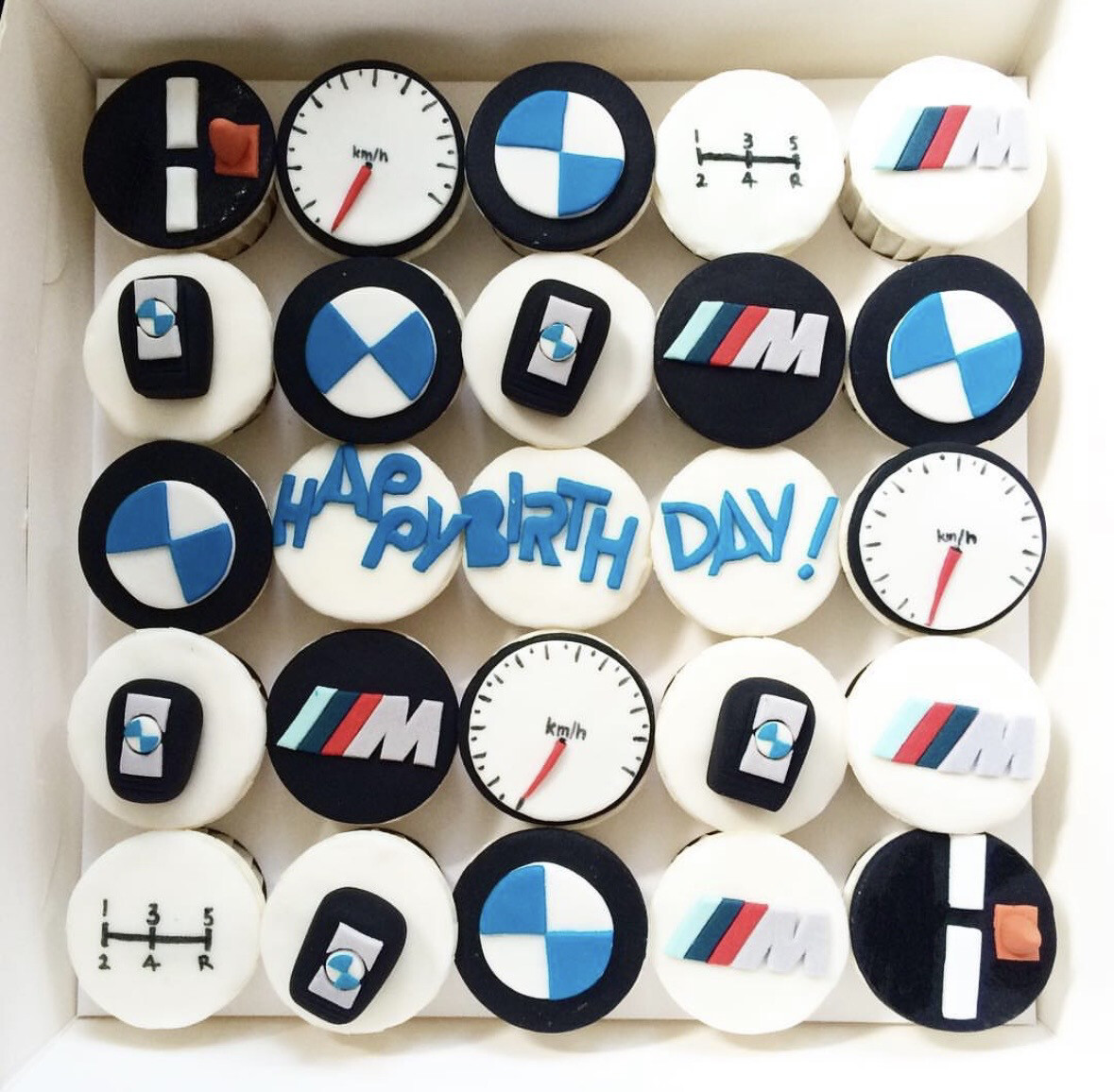 BMW Car Cupcakes 2
