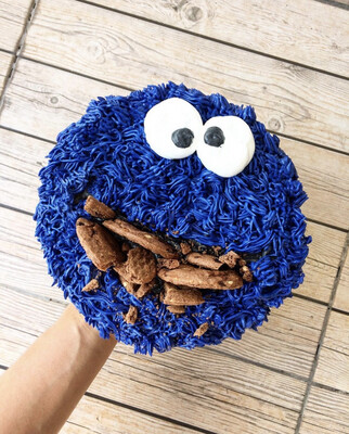 Sesame Street Cake 2 - Cookie Monster 2
