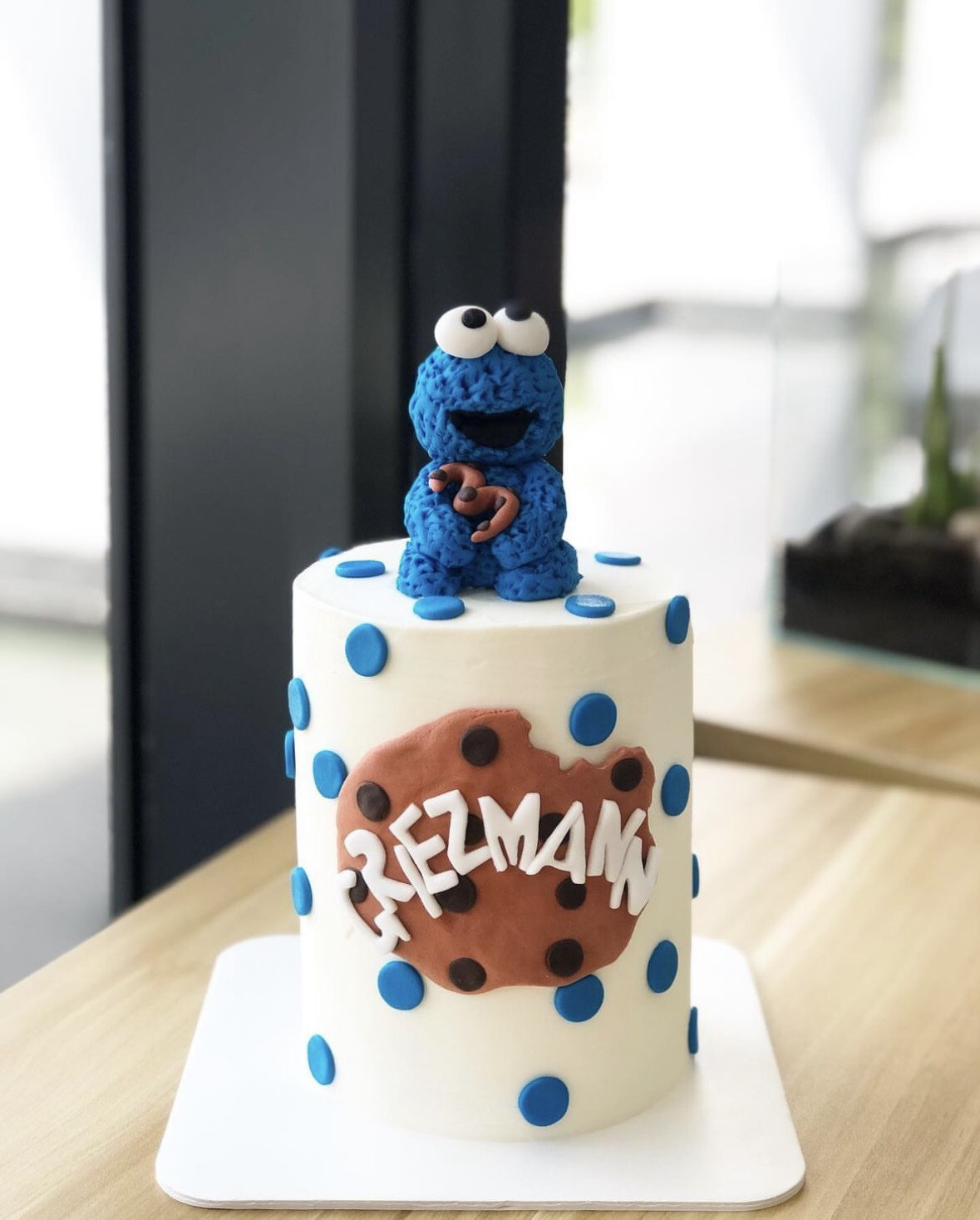 Sesame Street Cake 1 - Cookie Monster 1