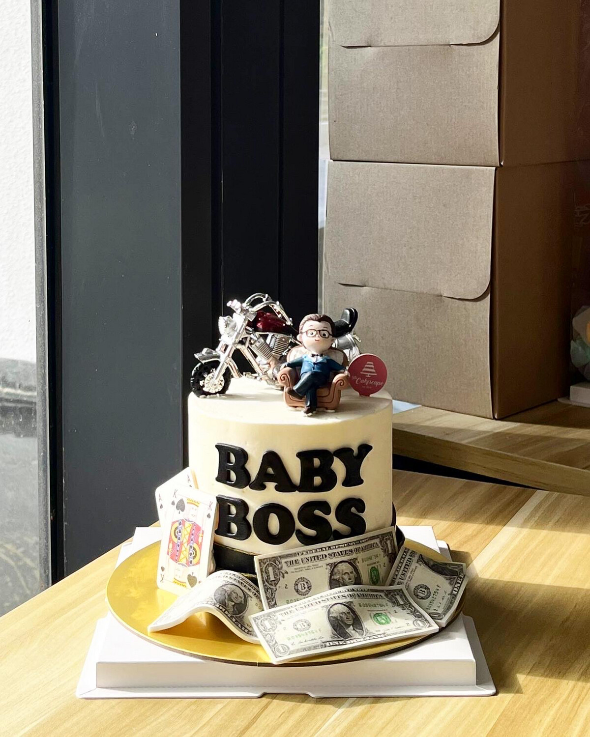 Dad / Father / Man Boss Money Cake 2