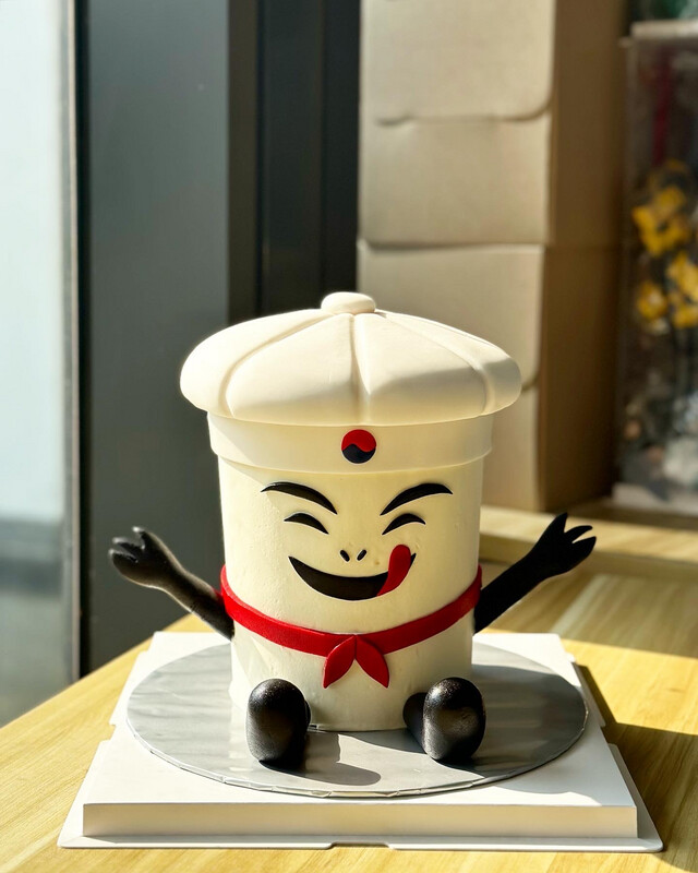 Corporate Cake - 3D Chef Mascot Corporate Cake - 3D Chef Mascot