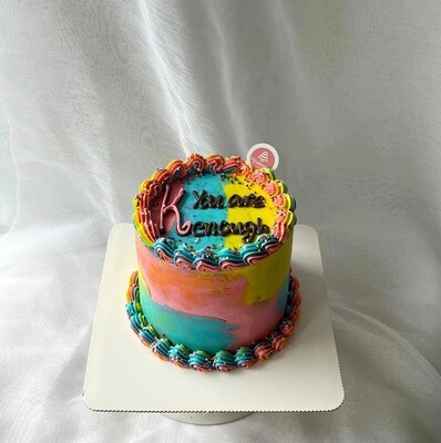 Korean Ins Minimalist Round Cake 13 Kenough Cake
