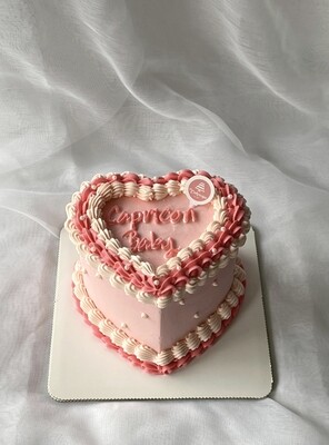 Korean Ins Minimalist Heart Cake 7