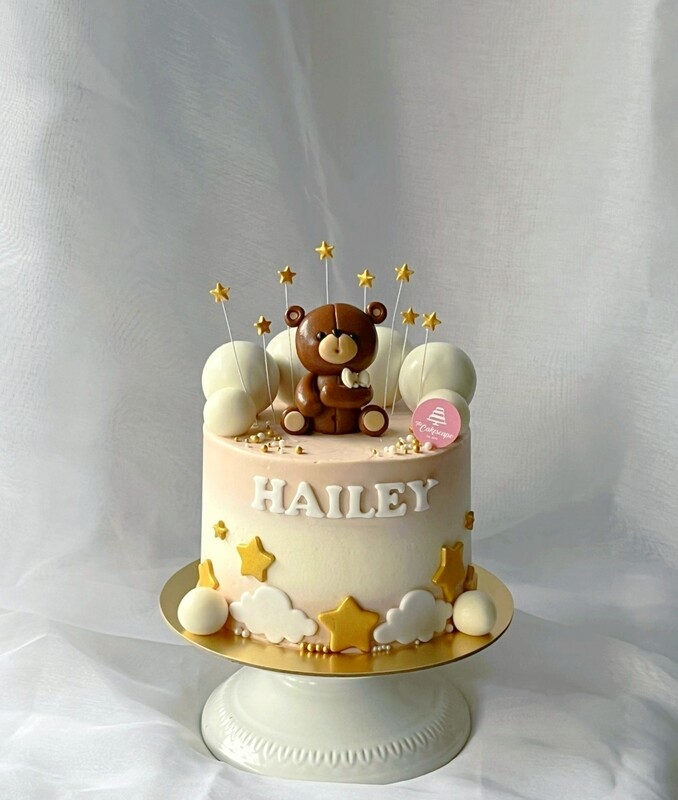 Baby Fullmoon 31 Teddy Bear Cake Baby Fullmoon 31 Teddy Bear Cake