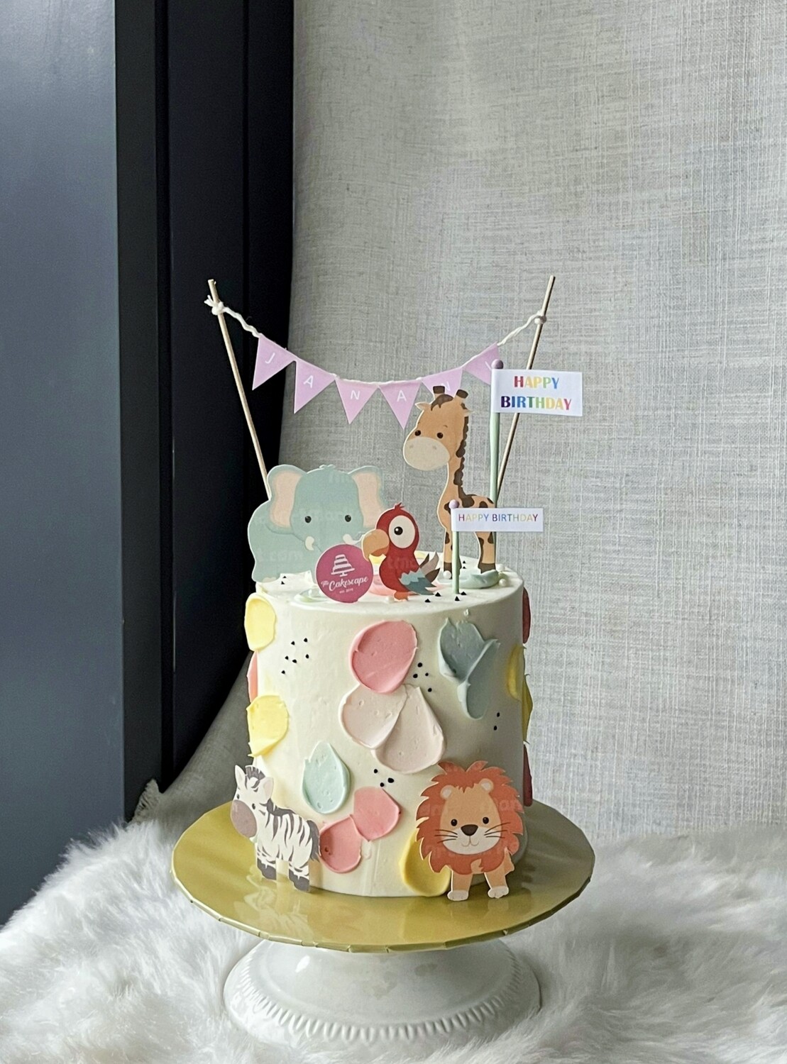 Animal Safari Jungle Cake 15