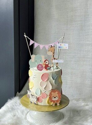 Animal Safari Jungle Cake 15