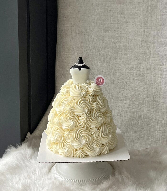 Wedding Dress Cake 1