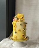 Honey Bees Cake 1 - Sunflower