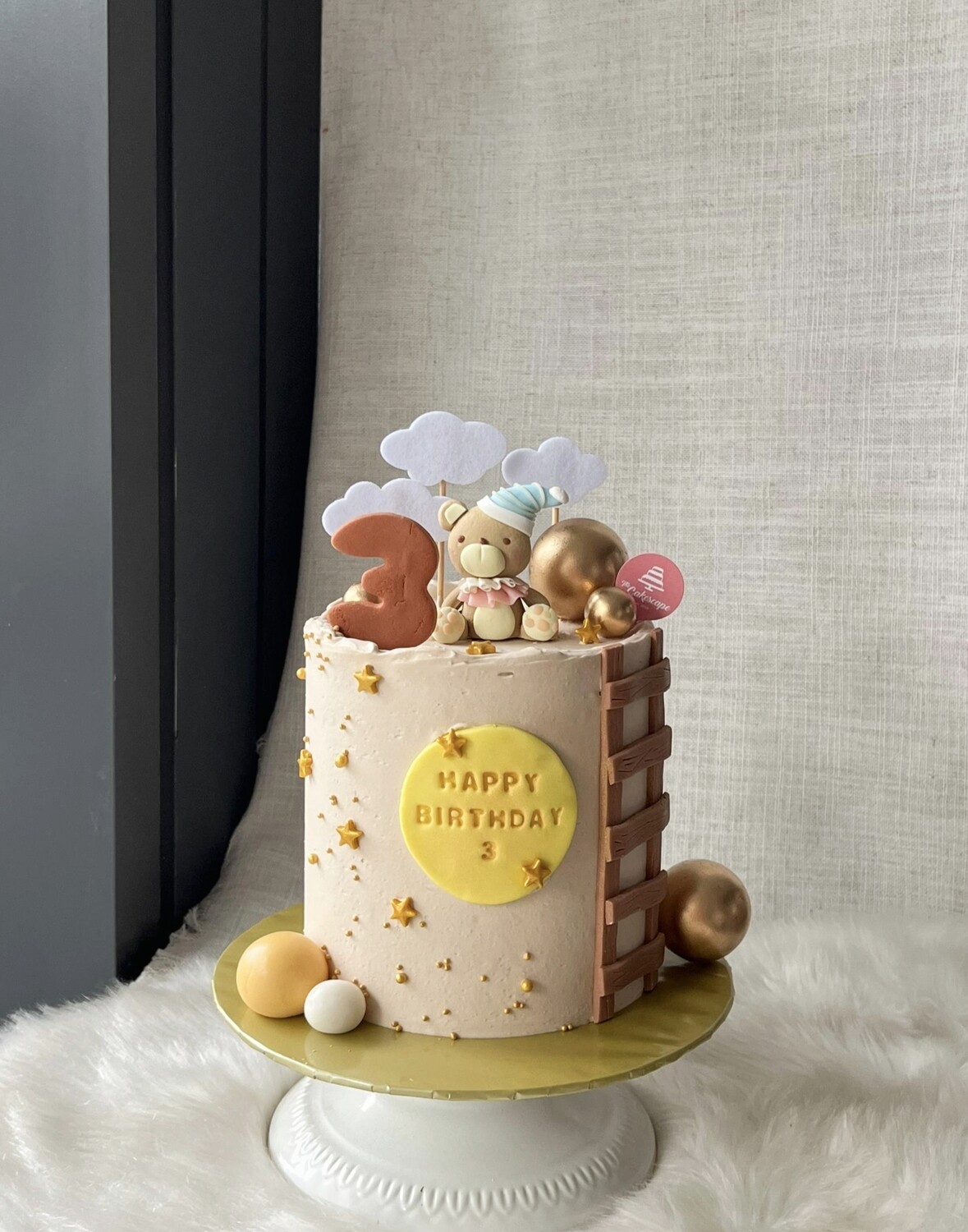 Baby Fullmoon 32 Teddy Bear Cake