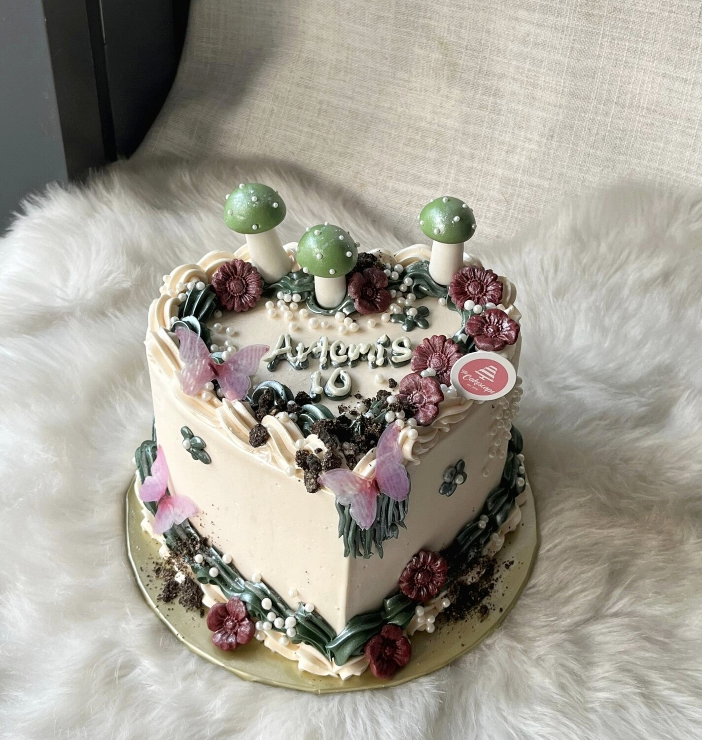 Korean Ins Minimalist Heart Cake 9