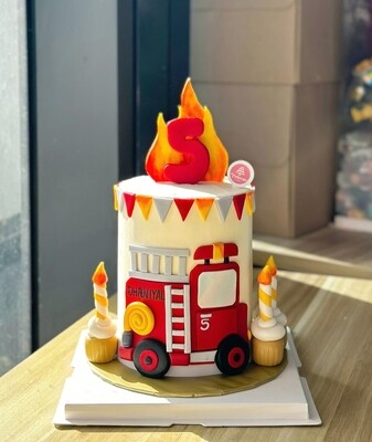 I&#39;m A Fireman / Fire Fighter Cake 3