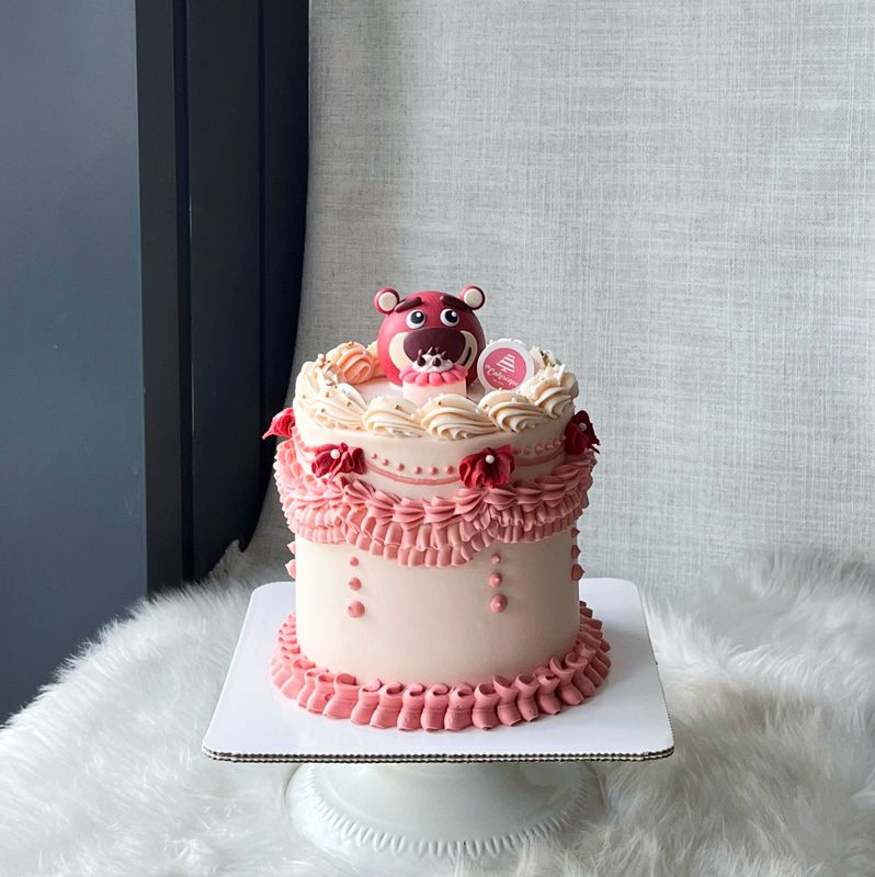 Toy Story - Lotso Pink Bear Cake