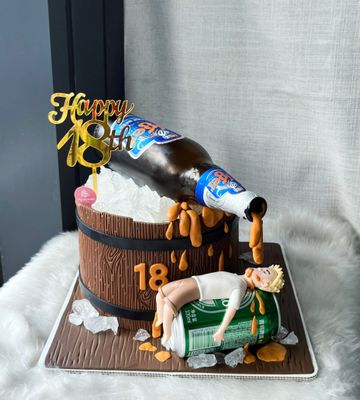 Beer Design Cake 4 (No Alcohol)