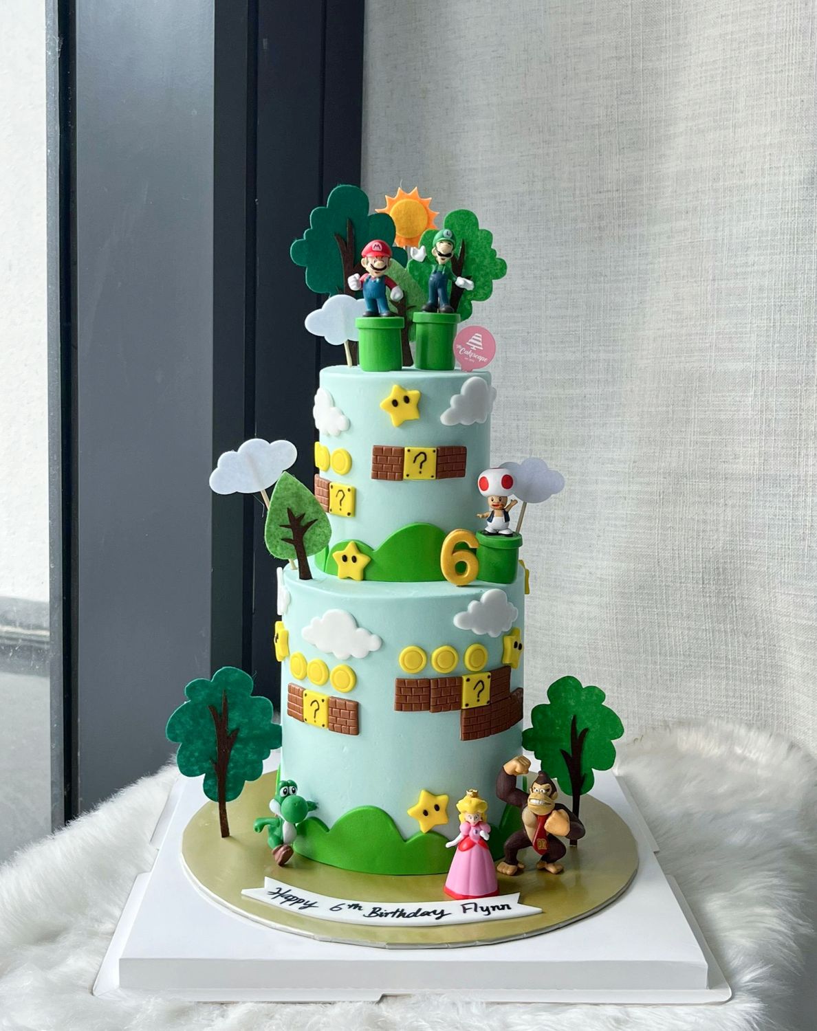 Super Mario Cake 2 in 2tier
