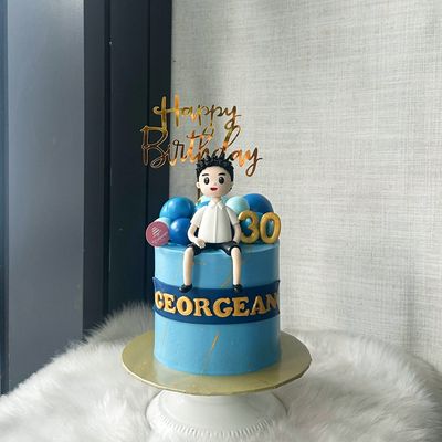 Dad / Father / Man King Boss Cake 6