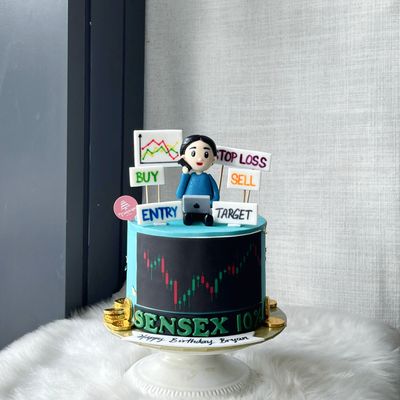 Money Trading Stock Cake 4