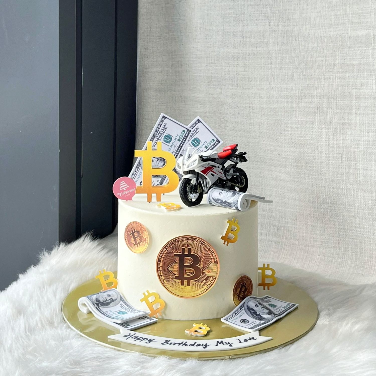Motorbike / Motorcycle / Motor Cake 5 Money Cake