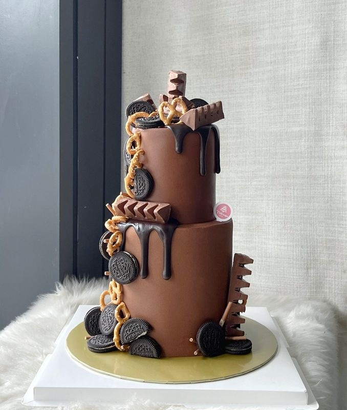 Chocolate Nutella Design Cake 2 Chocolate Nutella Design Cake 2