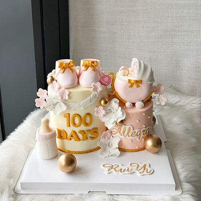 Baby Fullmoon 34 Baby Trolley Cake