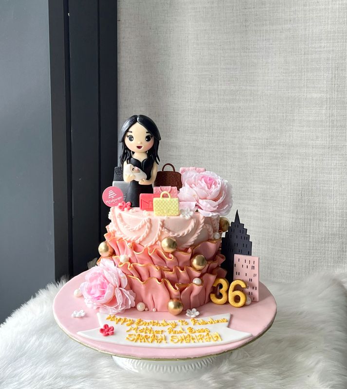 Mothers Day - Fabulous Woman Lady Pearl Cake 3 Mothers Day - Fabulous Woman Lady Pearl Cake 3