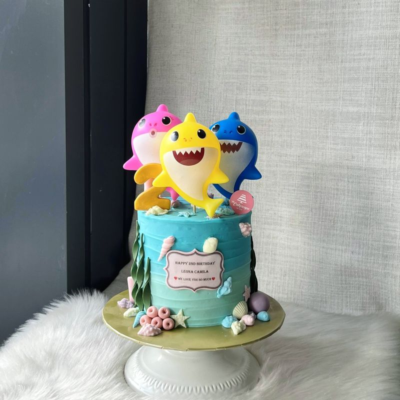 Baby Shark Cake 5 Baby Shark Cake 5