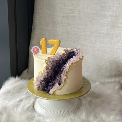 Purple Crystal Cake