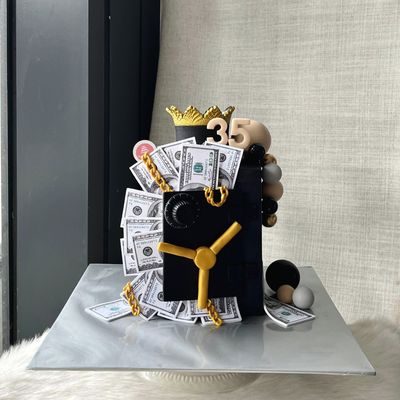 Money Safe Box Cake 2
